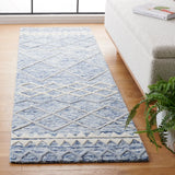 Safavieh Glamour 2'-3" x 8'-0" Rug in Blue / Ivory