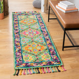 Safavieh Aspen 2'-3" x 11'-0" Rug in Light Green / Black
