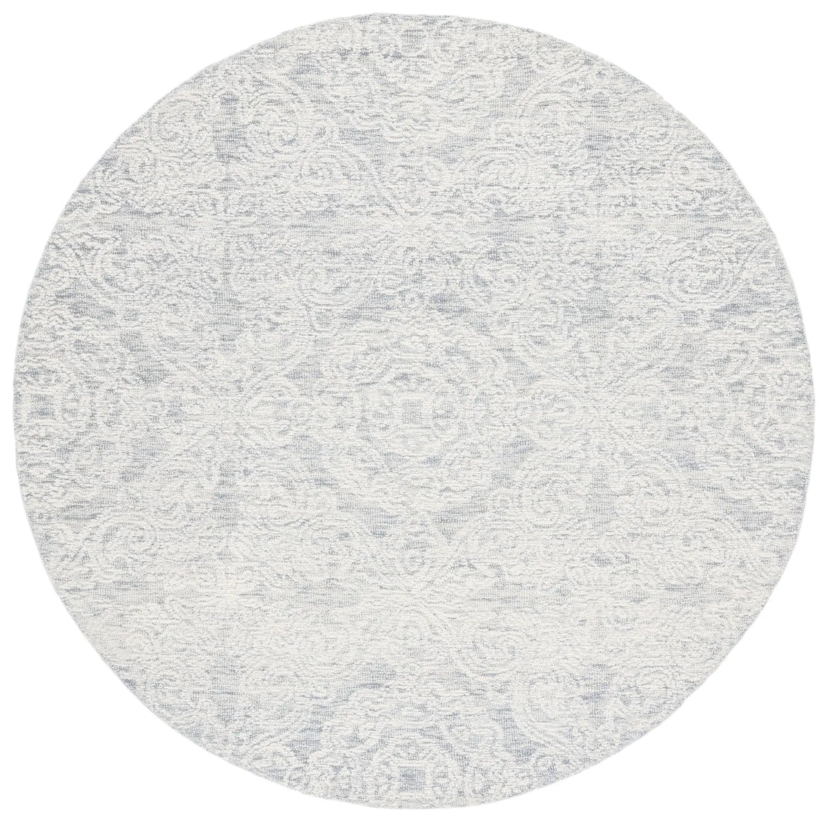 Safavieh Metro 6'-0" x 6'-0" Rug in Light Grey / Ivory
