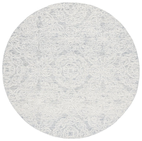 Safavieh Metro 6'-0" x 6'-0" Rug in Light Grey / Ivory