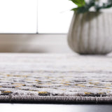 Safavieh Amelia 4'-5" x 6'-5" Rug in Grey / Gold