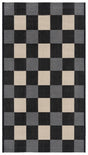 Safavieh Courtyard 2'-0" x 3'-7" Rug in Black / Beige