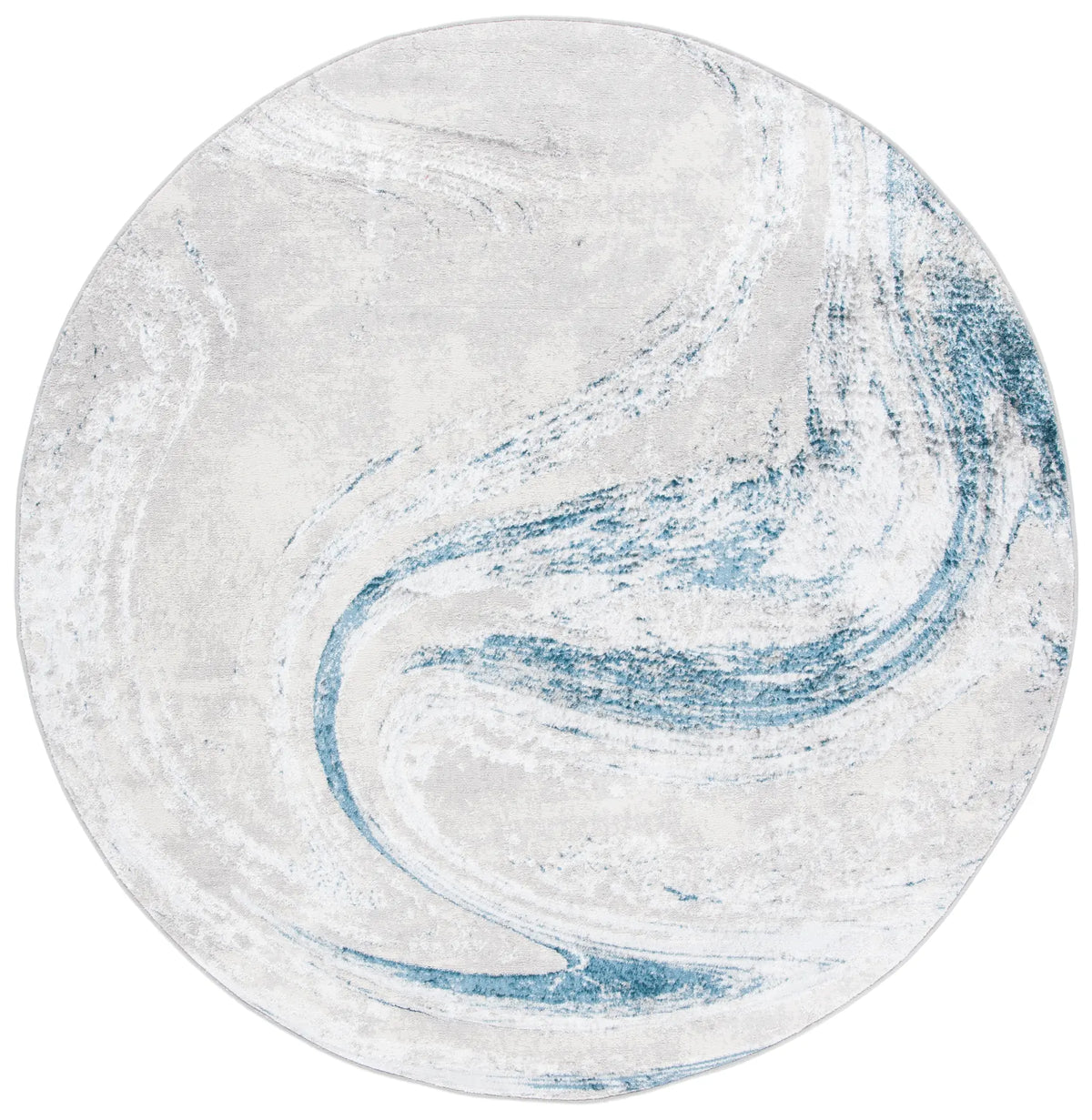 Safavieh Orchard 6'-7" x 6'-7" Rug in Grey / Blue