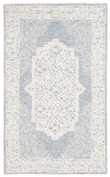Safavieh Abstract 3'-0" x 5'-0" Rug in Ivory / Blue