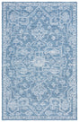 Safavieh Micro-Loop 4'-0" x 6'-0" Rug in Blue / Ivory