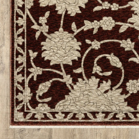Oriental Weavers Sphinx Capella CAP08 Beige Rugs - corner detail