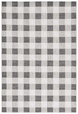 Safavieh Courtyard 4'-0" x 5'-7" Rug in Grey / Dark Grey