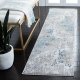 Safavieh Aston 2'-0" x 8'-0" Rug in Grey / Blue