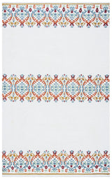 Safavieh Cedar Brook 4'-0" x 6'-0" Rug in Ivory / Orange