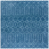 Safavieh Himalaya 6'-0" x 6'-0" Rug in Navy / Silver