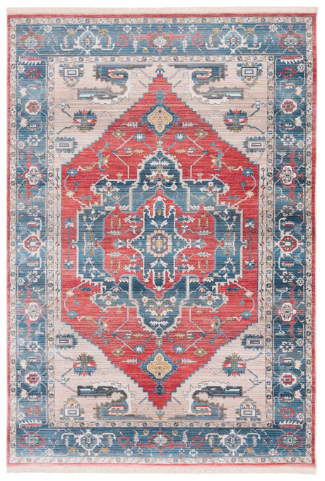 Safavieh Vintage Persian 4'-0" x 6'-0" Rug in Red / Blue