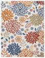 Safavieh Cabana 10'-0" x 14'-0" Rug in Creme / Red