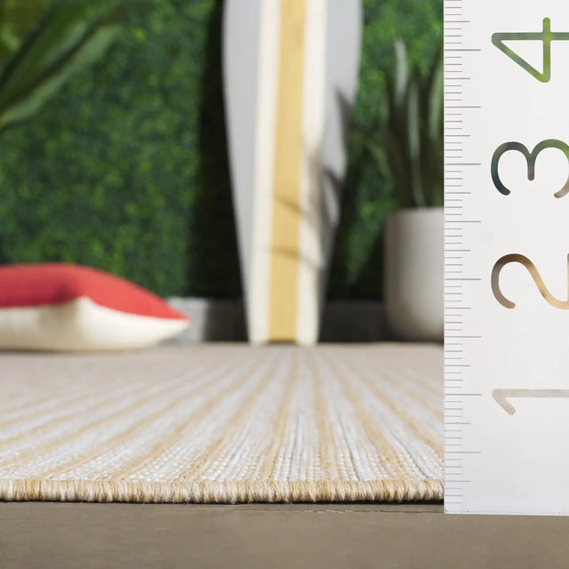 Safavieh Terrace 800 4'-0" x 6'-0" Rug in Beige / Ivory