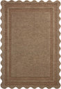 Chris Loves Julia x Loloi Scottie SCO-01 Mocha / Clay Rug - main flat