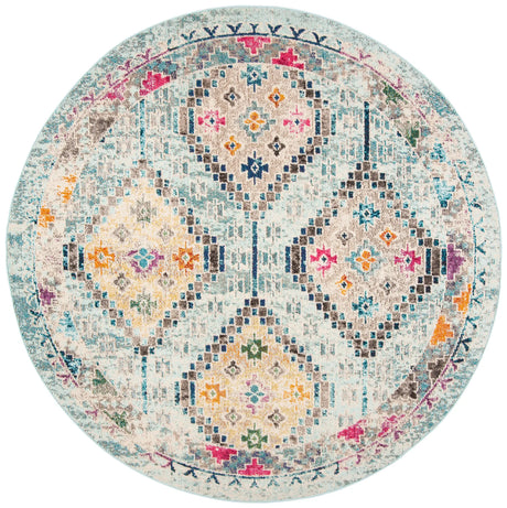 Safavieh Madison 5'-0" x 5'-0" Rug in Blue / Yellow
