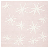 Safavieh Safavieh Kids 5'-0" x 5'-0" Rug in Pink / Ivory