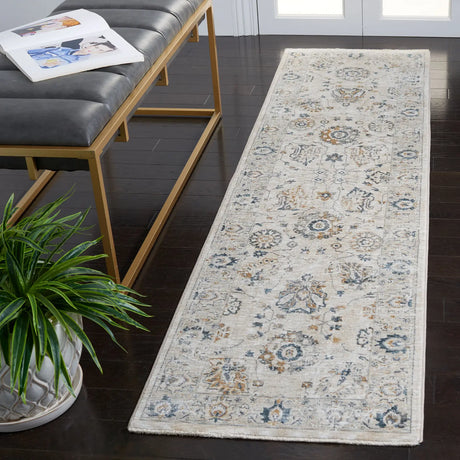 Safavieh Dream 2'-0" x 8'-0" Rug in Ivory / Navy