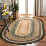 Safavieh Braided 5'-0" x 8'-0" Rug in Multi