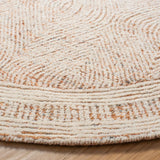Safavieh Abstract 6'-0" x 6'-0" Rug in Ivory / Rust
