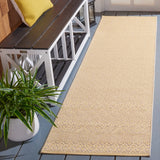 Safavieh Courtyard 2'-3" x 8'-0" Rug in Gold / Beige