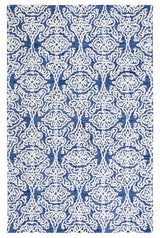 Safavieh Blossom 4'-0" x 6'-0" Rug in Navy / Ivory