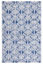 Safavieh Blossom 4'-0" x 6'-0" Rug in Navy / Ivory