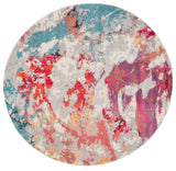 Safavieh Monaco 6'-7" x 6'-7" Rug in Grey / Multi