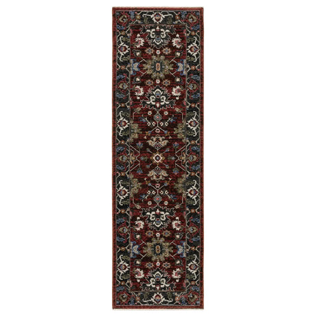 Oriental Weavers Sphinx HASTINGS HA03V Red Floral Rugs - runner