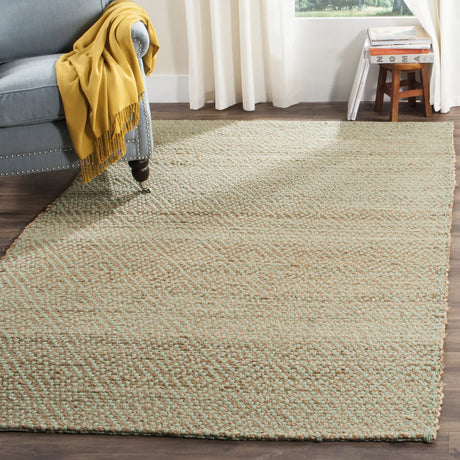 Safavieh Natural Fiber 4'-0" x 6'-0" Rug in Natural / Green