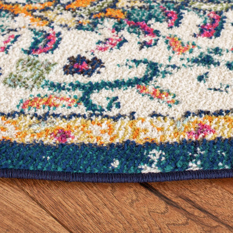 Safavieh Madison 5'-0" x 5'-0" Rug in Ivory / Orange