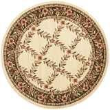Safavieh Lyndhurst 5'-3" x 5'-3" Rug in Ivory / Brown
