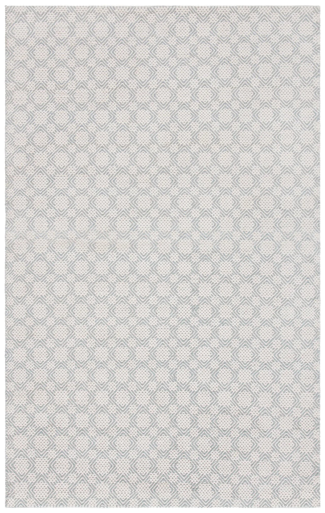 Safavieh Klc-Cotton Kilim 5'-0" x 8'-0" Rug in Grey / Ivory