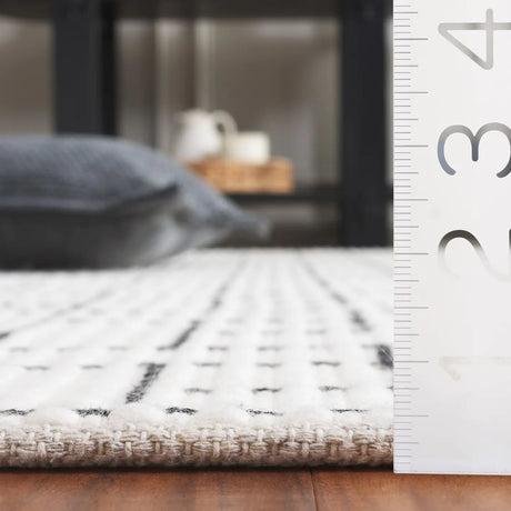 Safavieh Natura 4'-0" x 6'-0" Rug in Ivory / Black