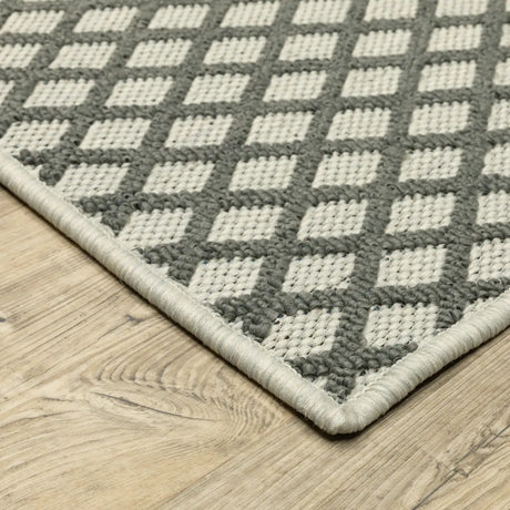 Oriental Weavers Torrey 501H1 Beige/ Grey Rug - corner detail