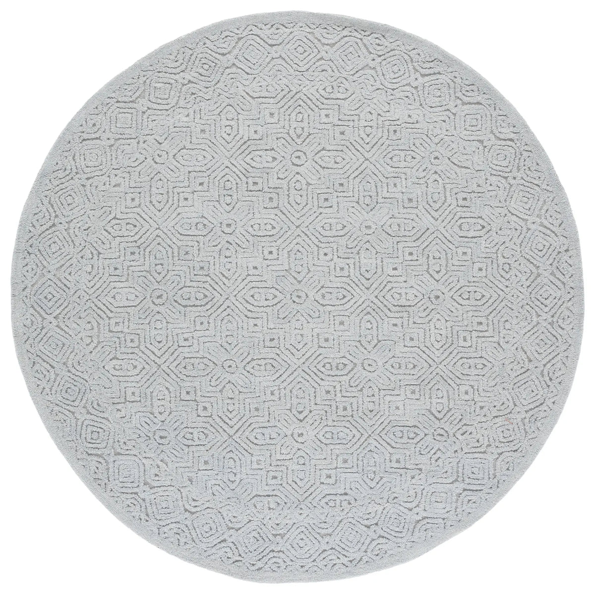 Safavieh Textural 6'-0" x 6'-0" Rug in Silver