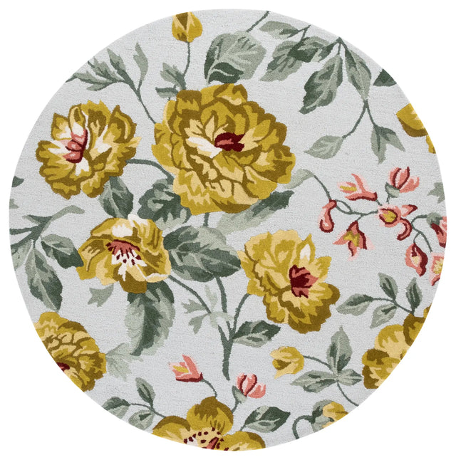 Safavieh Jardin 6'-0" x 6'-0" Rug in Gold / Sage