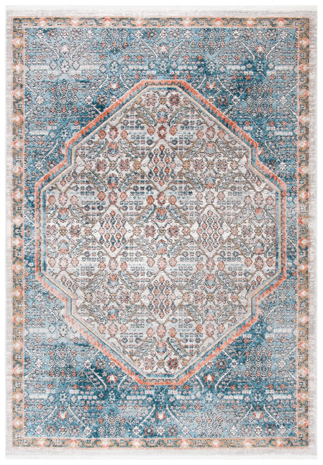Safavieh Shivan 4'-0" x 6'-0" Rug in Blue / Red