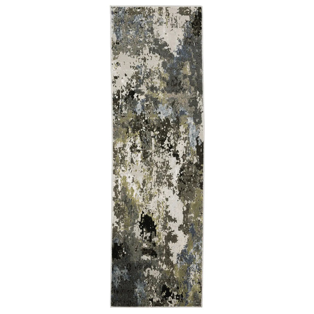 Oriental Weavers Sphinx Caravan 502Z8 Grey/ Green Rugs - runner