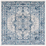Safavieh Tulum 6'-7" x 6'-7" Rug in Ivory / Blue