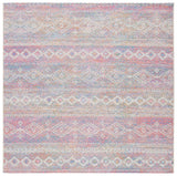 Safavieh Summer 6'-7" x 6'-7" Rug in Ivory / Pink