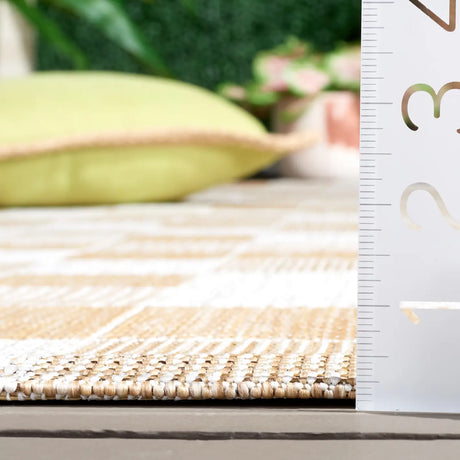Safavieh Courtyard 4'-0" x 6'-0" Rug in Natural / Beige