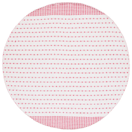 Safavieh Montauk 6'-0" x 6'-0" Rug in Red / Ivory