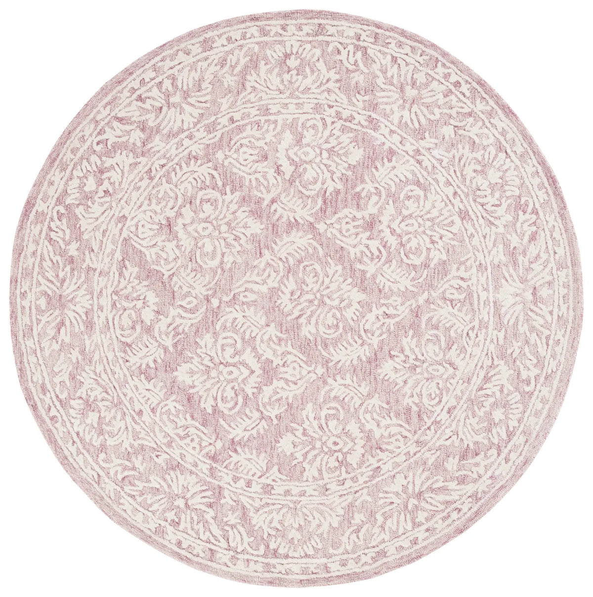 Safavieh Metro 6'-0" x 6'-0" Rug in Pink / Ivory