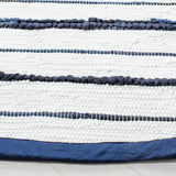 Safavieh Montauk 6'-0" x 6'-0" Rug in Navy / Ivory