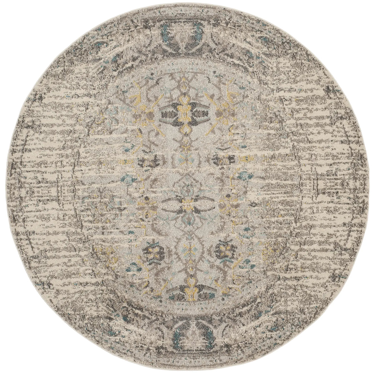 Safavieh Monaco 5'-0" x 5'-0" Rug in Grey / Multi