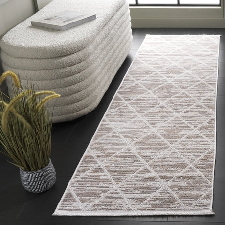 Safavieh Mila 2'-2" x 8'-0" Rug in Beige / Ivory