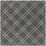 Safavieh Himalaya 6'-0" x 6'-0" Rug in Dark Grey / Ivory