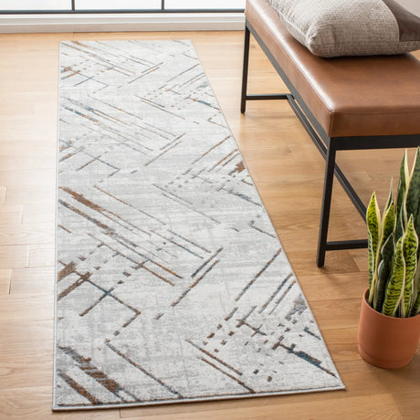 Safavieh Sonoma 2'-2" x 7'-0" Rug in Ivory / Grey