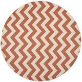 Safavieh Courtyard 7'-10" x 7'-10" Rug in Terracotta / Beige