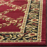 Safavieh Lyndhurst 5'-3" x 7'-6" Rug in Red / Black